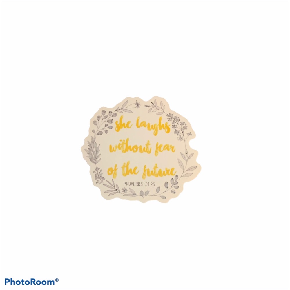 Christian Religious Bible Verse Sticker